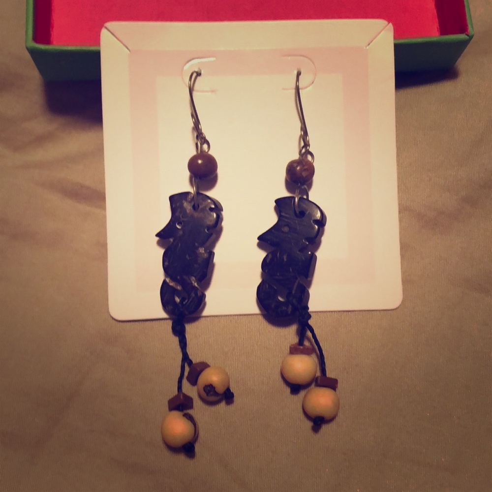 Seahorse earrings
